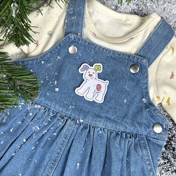 The Snowman And The Snowdog | Snowdog Character Sew On Patch, 3 of 3