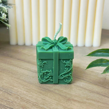 Gift Wrapped Christmas Present Tealight Candle, 7 of 10