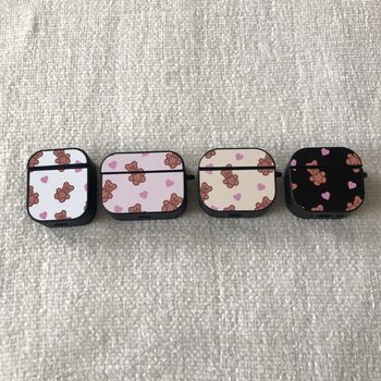 Teddy And Hearts Air Pods Case, 2 of 2