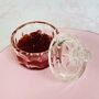 Antique Crystal Cut Glass Lidded Jam / Preserve Pot ~ Four, thumbnail 5 of 9
