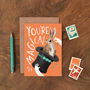 'You're Magical' Rabbit Greetings Card, thumbnail 1 of 2