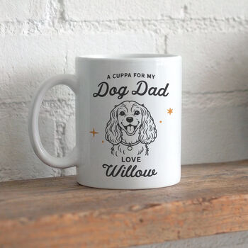 Best Dog Dad Personalised Mug, 3 of 3