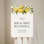 Sicily Personalised Wedding Welcome Sign, thumbnail 1 of 4