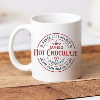 Personalised Christmas Hot Chocolate Cocoa Mug, 2 of 2