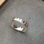 Personalised Sterling Silver Crown Ring, thumbnail 3 of 12