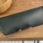 Personalised Racing Green Leather Glasses Case, thumbnail 9 of 12