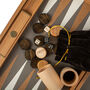 Manopoulos Snake Tote 19'x12' Backgammon Set, thumbnail 8 of 12