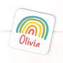 Personalised Rainbow Placemat Set For Children, thumbnail 2 of 3