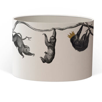 Sloths Hand Gilded Lampshade, 3 of 6