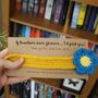 Personalised Thank You Teacher Flower Bookmark, thumbnail 6 of 6