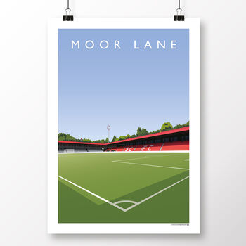 Salford City Moor Lane Poster, 2 of 8