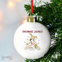 Personalised Boofle My 1st Christmas Bauble, thumbnail 1 of 4