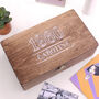 Personalised 60th 'Year' Wooden Memory Box, thumbnail 1 of 4