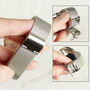 Personalised Silver Wrist Watch Gift Unisex, thumbnail 3 of 9
