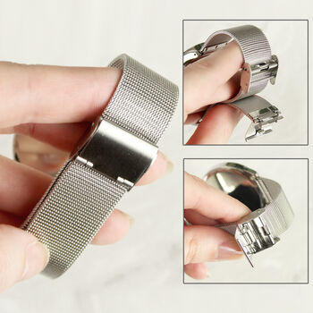 Personalised Silver Wrist Watch Gift Unisex, 3 of 9