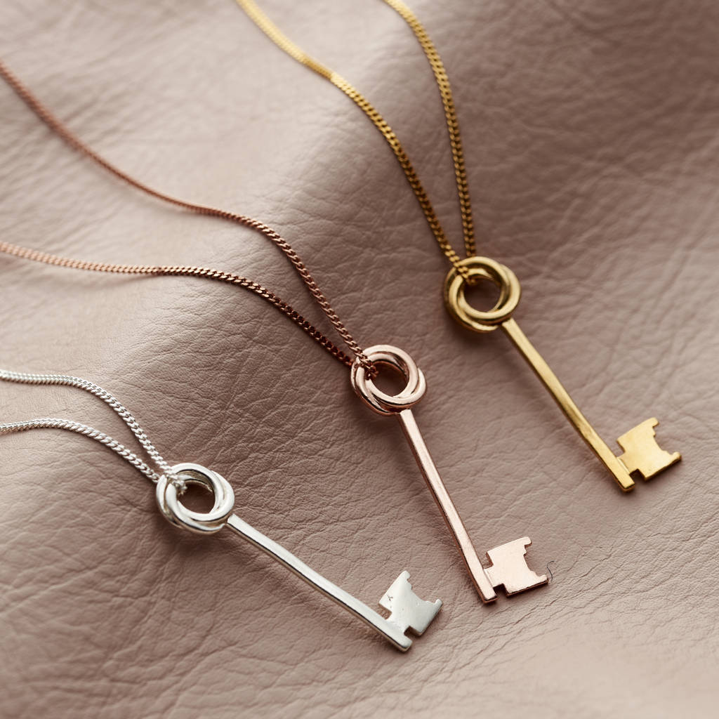 personalised key necklace by posh totty designs | notonthehighstreet.com