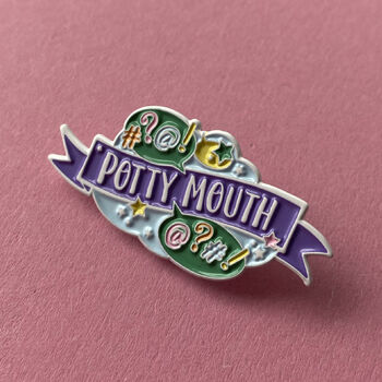 Potty Mouth Enamel Pin, 3 of 5