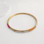 Beaded Tarnish Resistant Bangle, thumbnail 3 of 4