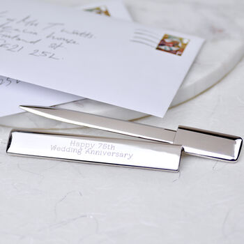 Personalised Luxury Silver Letter Opener, 2 of 9