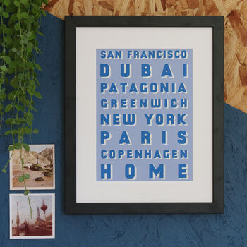 Our Favourite Places Personalised Print, 10 of 11