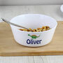 Personalised Dinosaur Baby Plastic Bowl, thumbnail 1 of 4