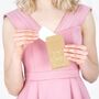 Gold Wedding Pocket Tissues 'Happy Tears' 10 Packs, thumbnail 2 of 4