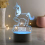 Personalised Unicorn LED Night Light, thumbnail 7 of 9