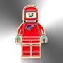 Small Red Astronaut Cosmonaut Enamel Lapel Pin, Spaceman Badge, Astronomy, Science, Space Gift For Kid, Birthday Gift Son, Nephew, Grandson, thumbnail 3 of 8