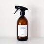 Amber Spray Bottle With Personalised Label, thumbnail 5 of 12