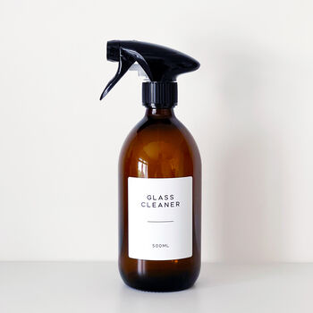 Amber Spray Bottle With Personalised Label, 5 of 12