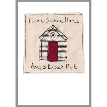 Personalised Beach Hut Card For Any Occasion / New Home, 12 of 12