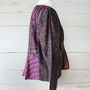 Ladies Silk Kantha Hand Stitched Jacket, thumbnail 4 of 12