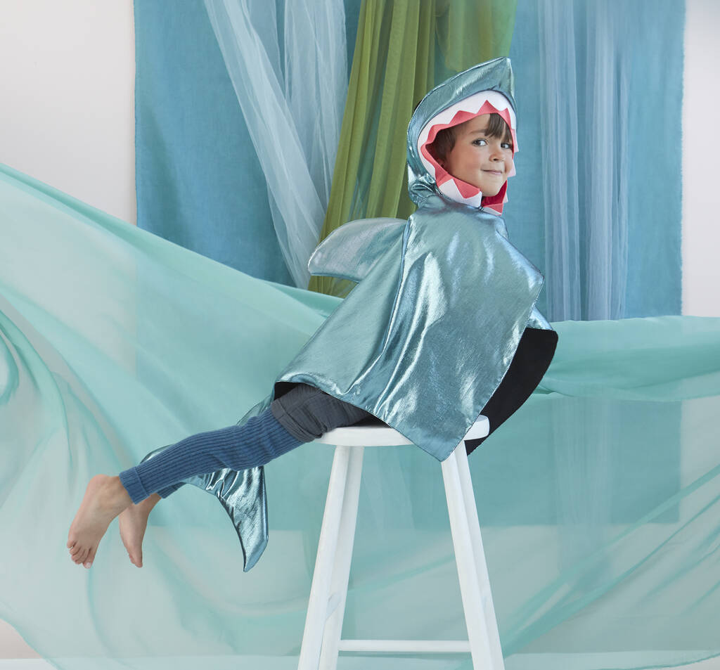 Image of Shark Dress Up Outfit For Children
