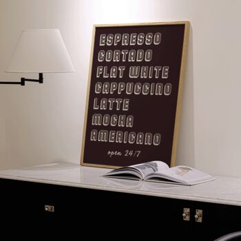 Retro Coffee Print, 2 of 5