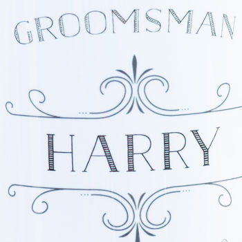 Groomsman Personalised Mug, 3 of 5