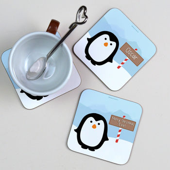 Personalised Penguin Mug With Chocolate Coins, 5 of 6