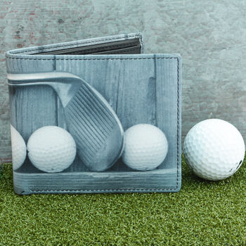 Golf Leather Wallet, 2 of 5