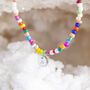 Multi Coloured Beaded Necklace, thumbnail 7 of 11