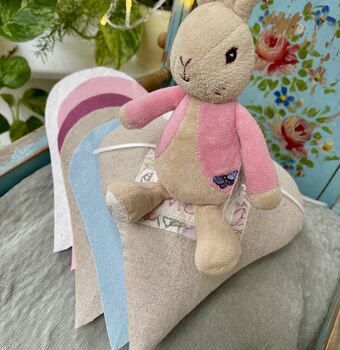 Personalised Linen Name Heart, 8 of 9