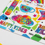 Rainbow A5 Sticker Sheet, thumbnail 3 of 5