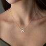 Eternal Love Heart Swans Necklace, thumbnail 3 of 12