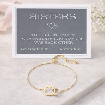 Sisters Linked Drawstring Bracelet, 3 of 6