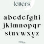 Bold Initial Letter Print, A Z Lowercase Alphabet, thumbnail 3 of 7