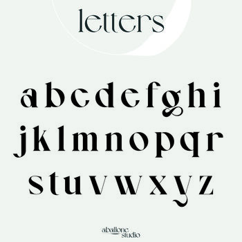 Bold Initial Letter Print, A Z Lowercase Alphabet, 3 of 7