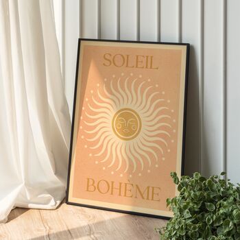 ‘Soleil Boheme’, Bohemian Sun Art Print, 3 of 6