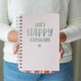 Personalised Happy Thoughts Foil Notebook, thumbnail 1 of 10