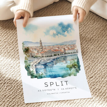 Split Croatia Travel Print, 3 of 7