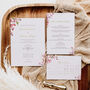 Blossom Wedding Invitations Set With Inserts Sample, thumbnail 2 of 5