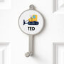 Personalised Kids Name Transportation Vehicle Wall Hook, thumbnail 9 of 9
