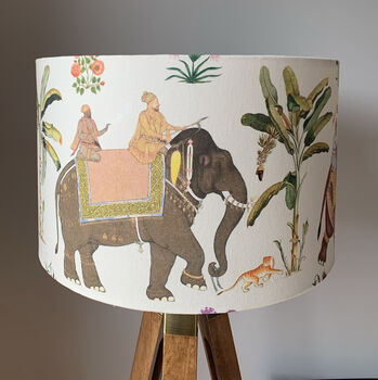 Indian Elephant Drum Lampshade, 5 of 7